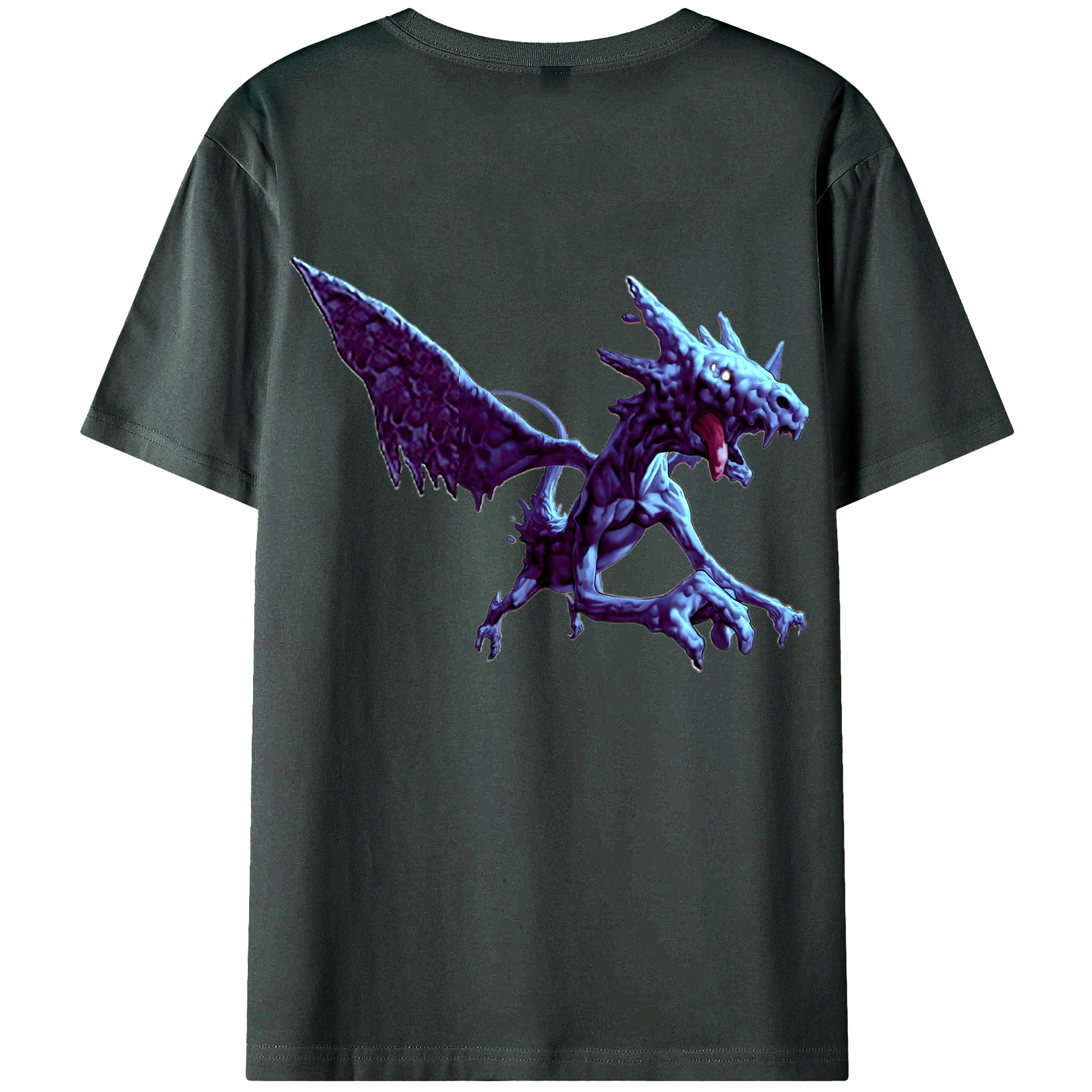 （画像用） 遊☆戯☆王 Yu-Gi-Oh! 綿100％ メンズ半袖Tシャツ（バックプリント） 通気性
